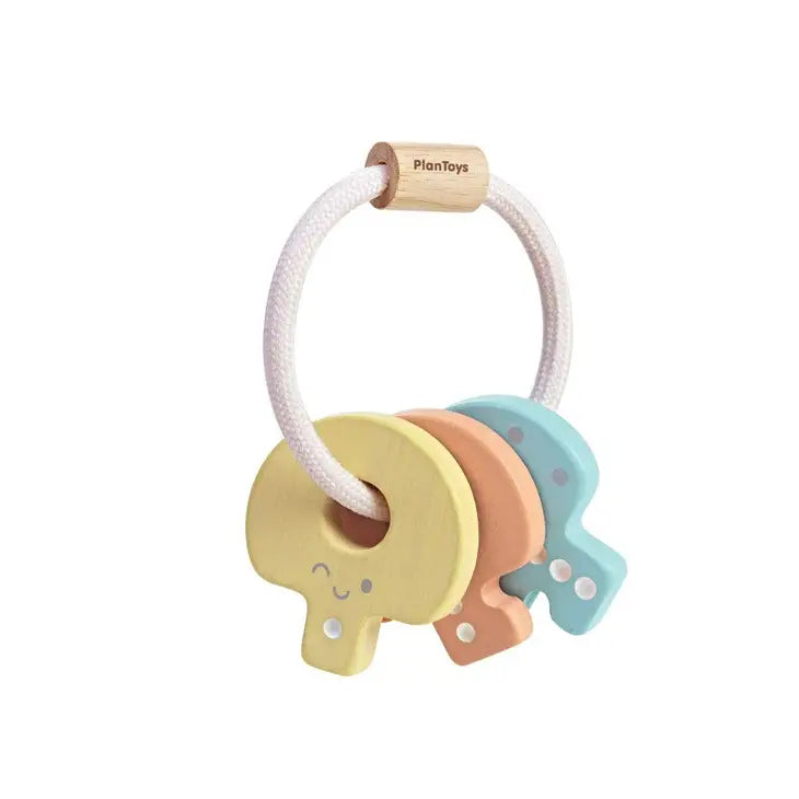 Pastel Key Rattle by PlanToys