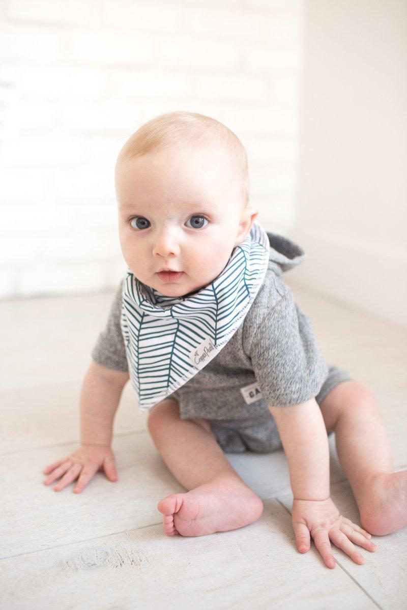 Baby Bandana Bibs in Cruise Set by Copper Pearl
