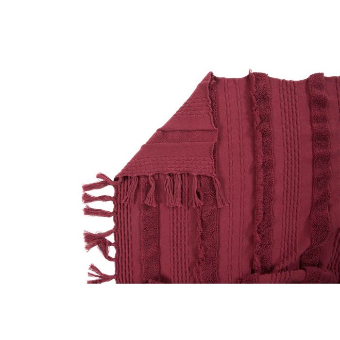 Knitted Blanket in Air Savannah Red by Lorena Canals