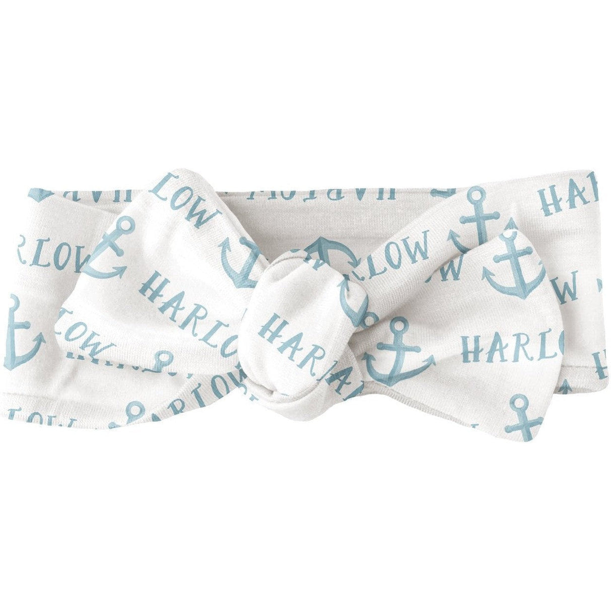 Sugar + Maple Personalized Bow | Anchor