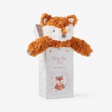 Felix Fox Snuggler Plush Security Blanket w/ Gift Box by Elegant Baby