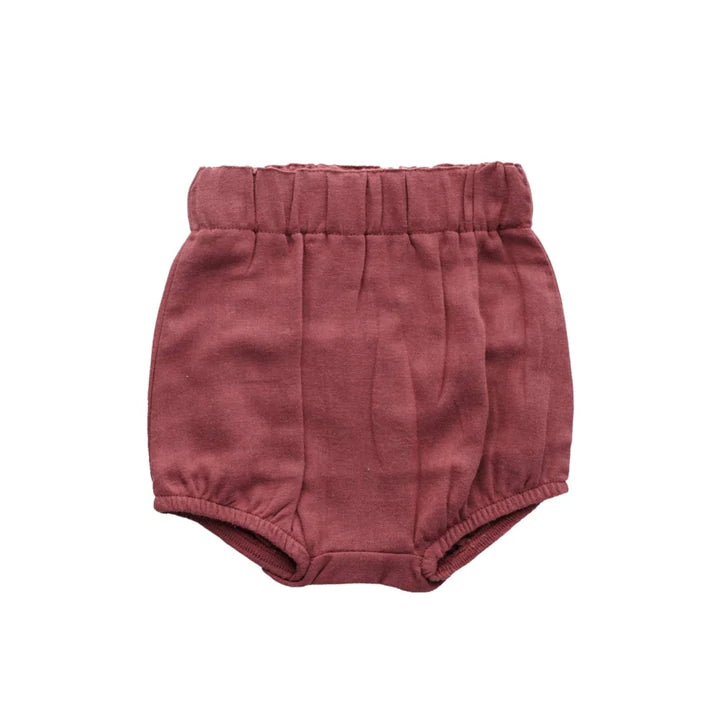 Emerson - Brick Gauze Baby Bloomers