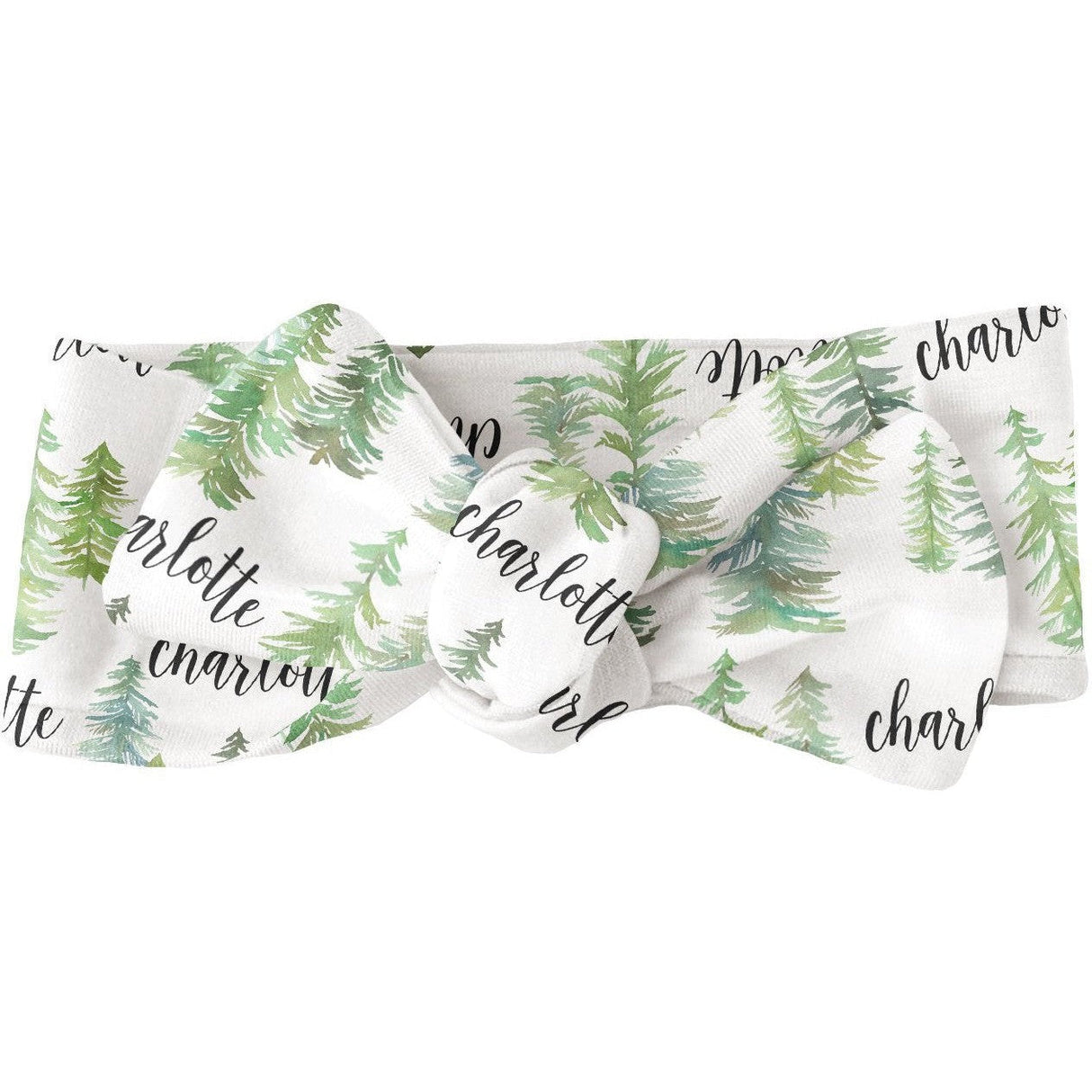 Sugar + Maple Personalized Bow | Pine Tree