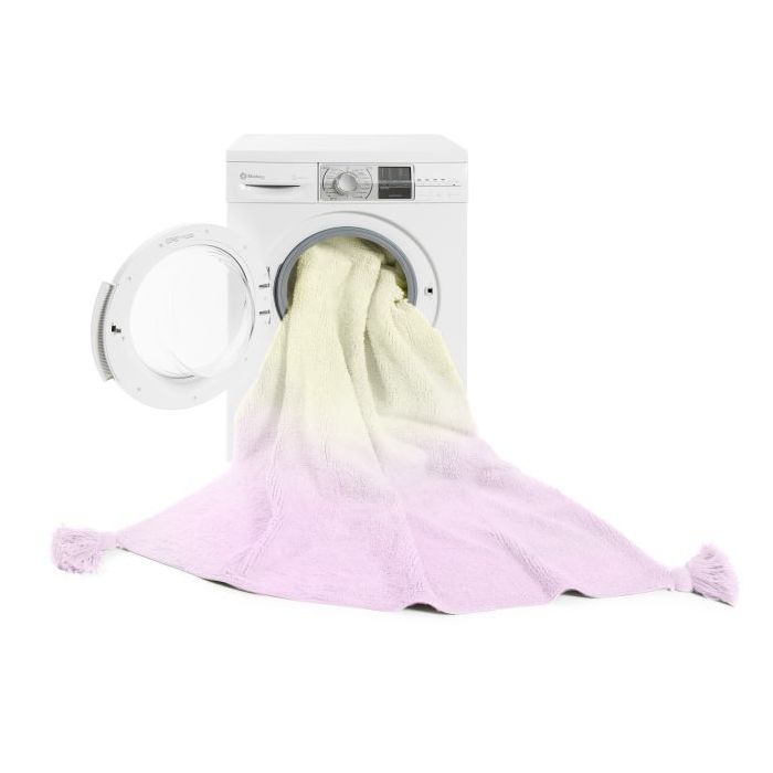 Washable Rug Ombré Vanilla in Soft Pink by Lorena Canals