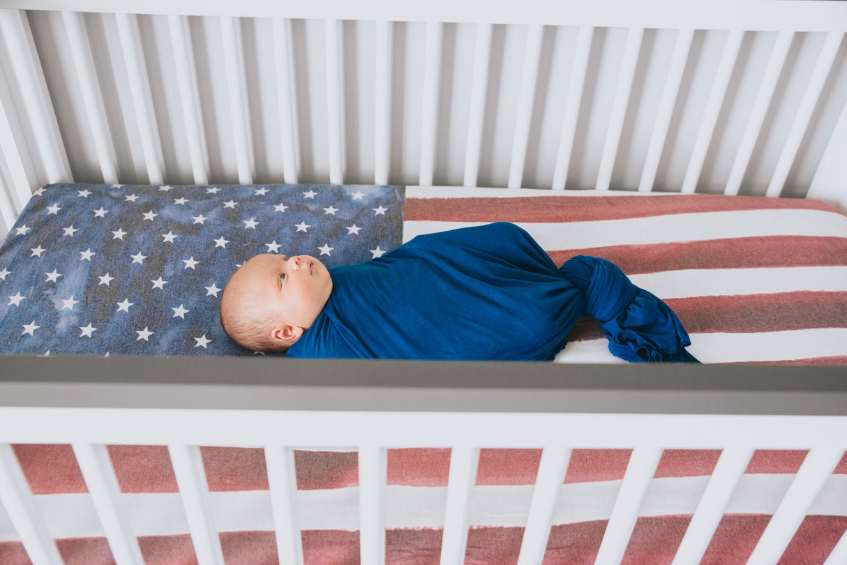 Premium Crib Sheet in Patriot by Copper Pearl