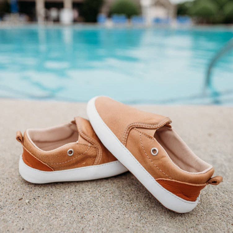 Desert Sand Quinn Slip On Shoe by Little Love Bug