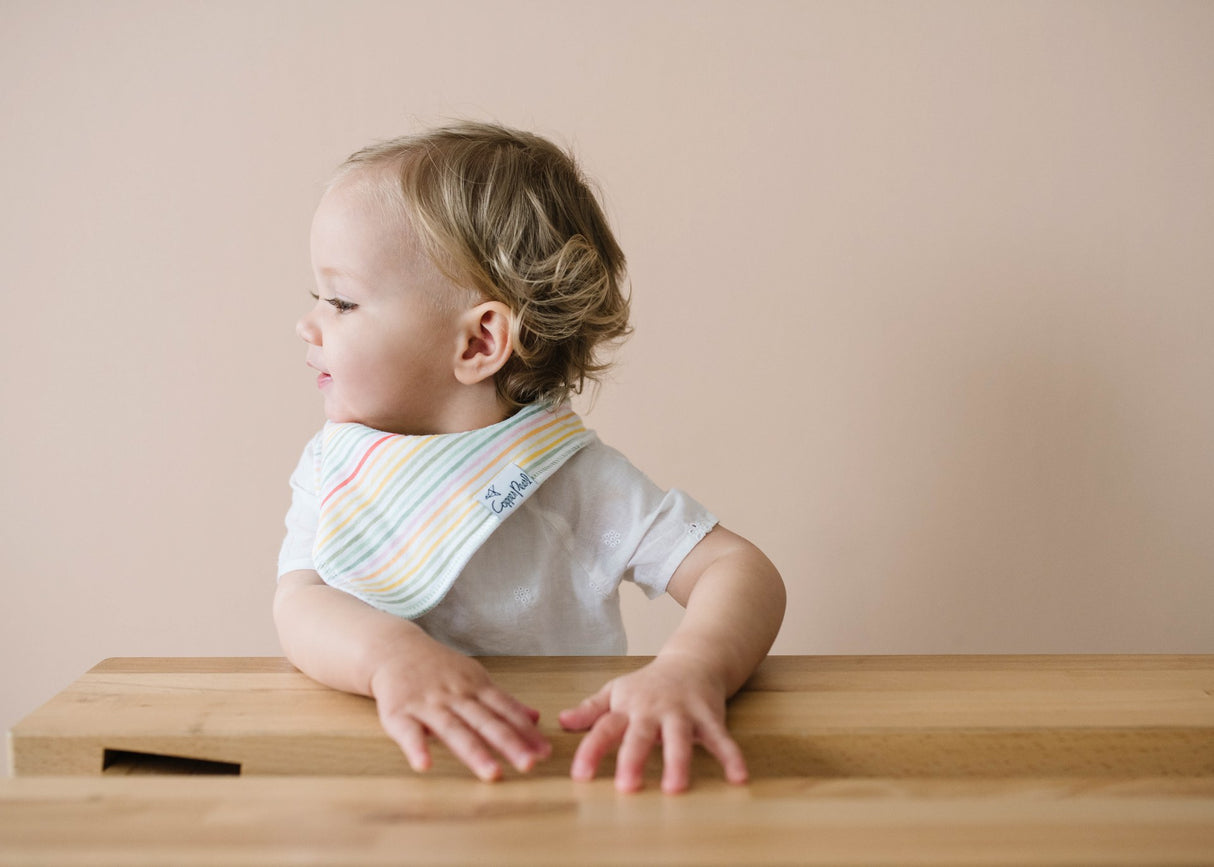 Baby Bandana Bibs in Leilani Set by Copper Pearl