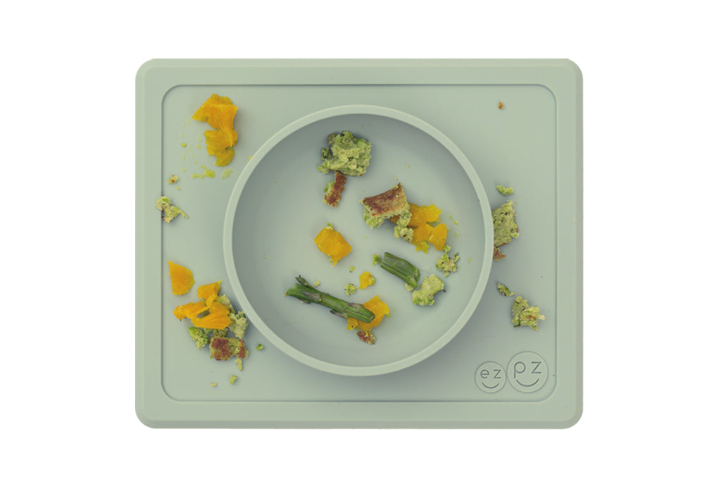 Mini Bowl in Sage by ezpz