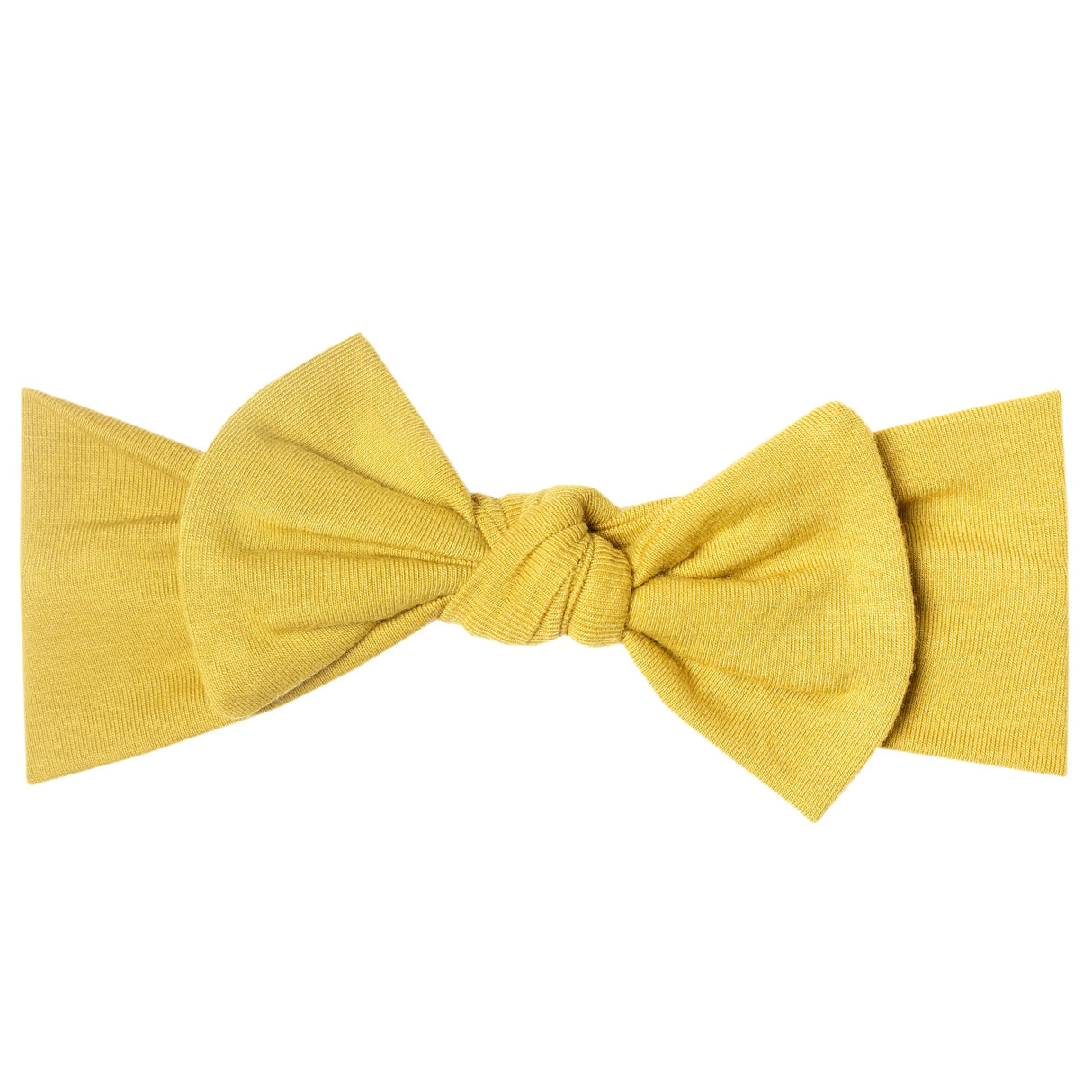 Knit Headband Bow in Squirt by Copper Pearl