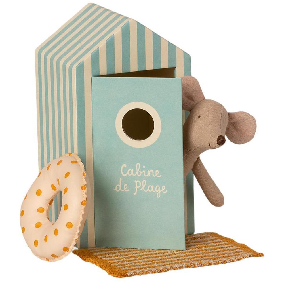 Beach Mice, Little Brother in Cabin de Plage by Maileg