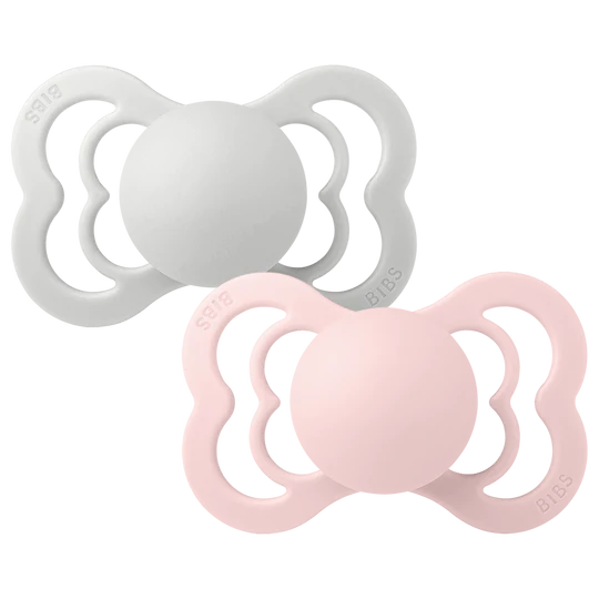 BIBS - Pacifier 2 pk Supreme Collection - Blossom/Haze