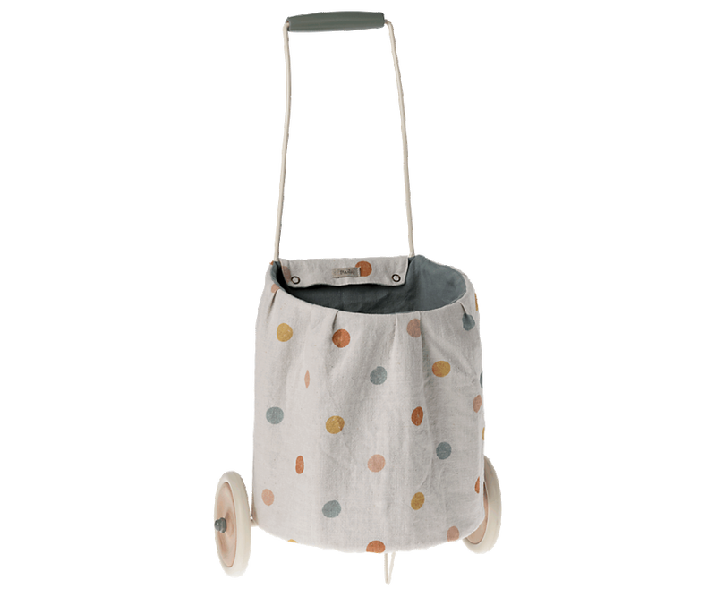 Multi Dots Trolley in Blue by Maileg