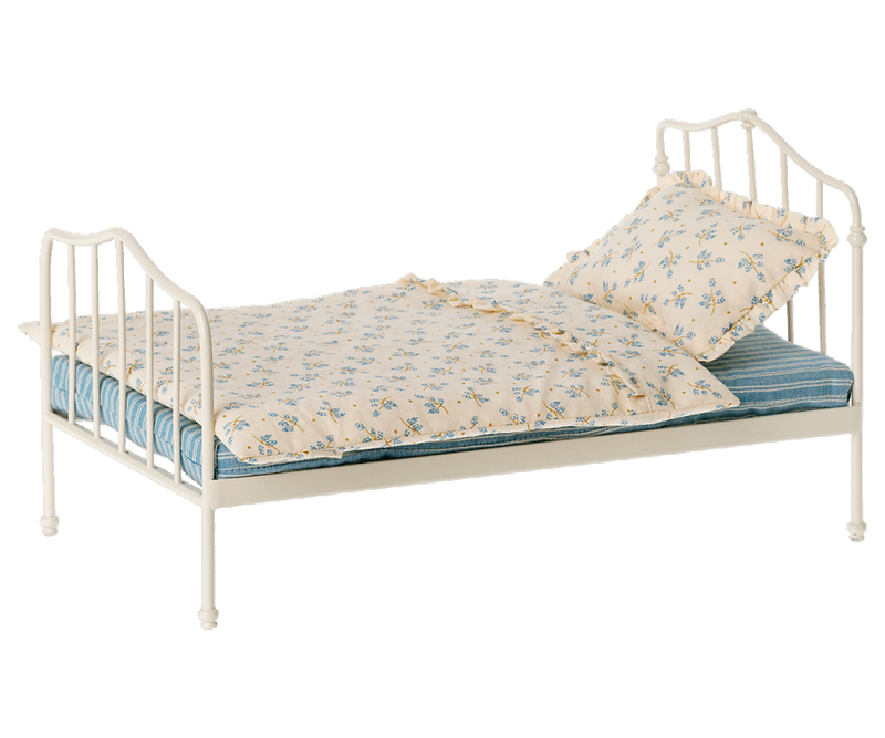 Miniature Bed in Blue by Maileg