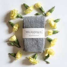 Cable Knit Footless Tights by Little Stocking Co.