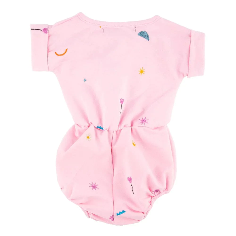 Judy Bubble Romper in Scribble by Miki Miette