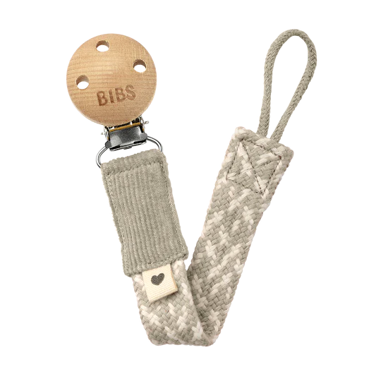 BIBS - Paci Braid - Sand/Ivory