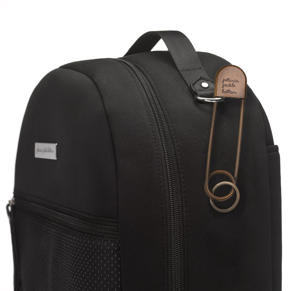 Antique Copper Safety Pin Keychain by Petunia Pickle Bottom