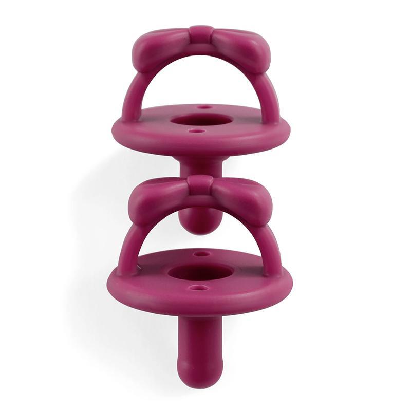 Sweetie Soother™ Pacifier Sets (2-pack) in Sugarplum Bows by Itzy Ritzy