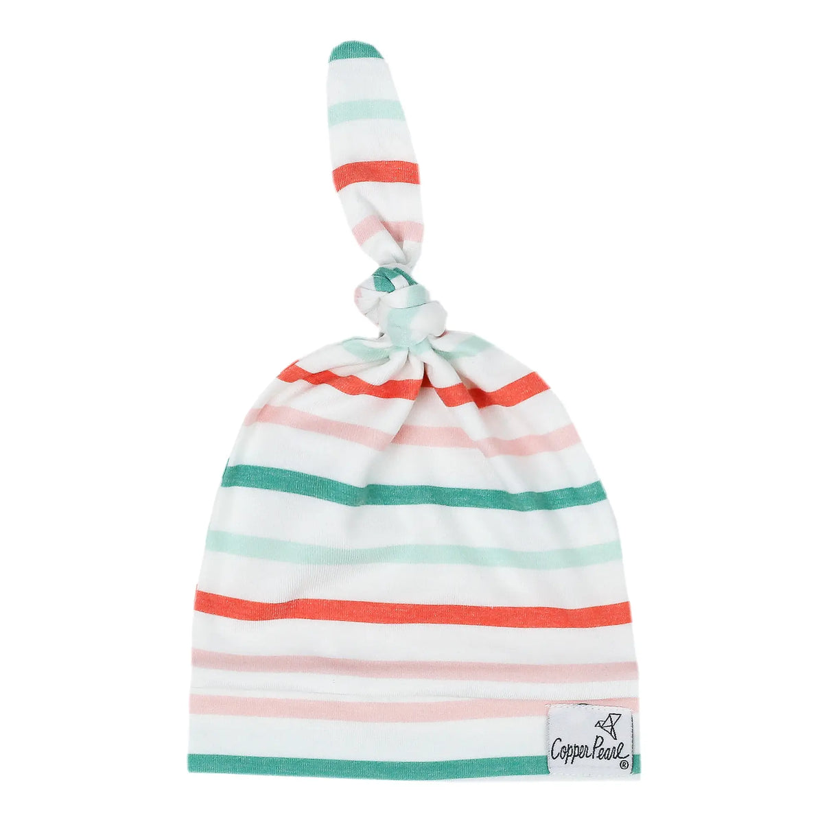 Top Knot Hat 0-4mo in Tinsel by Copper Pearl