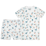 Short Sleeve Pajama in Undersea by Coccoli