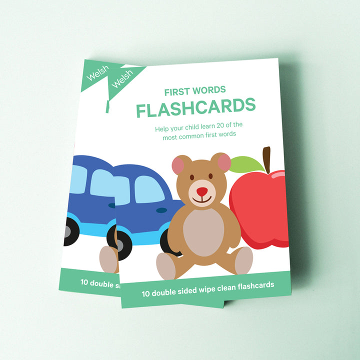 First Words Flashcards (Welsh) by My Little Learner