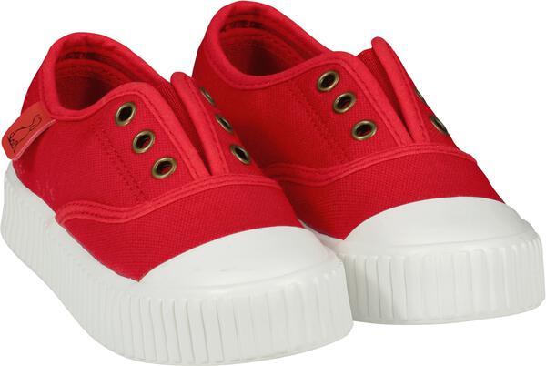 Red Canvas Plimsolls by Me & Henry