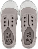 Grey Canvas Plimsolls by Me & Henry
