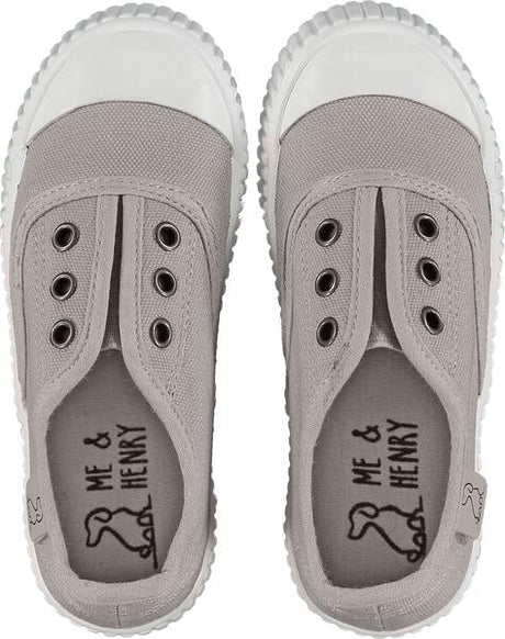 Grey Canvas Plimsolls by Me & Henry