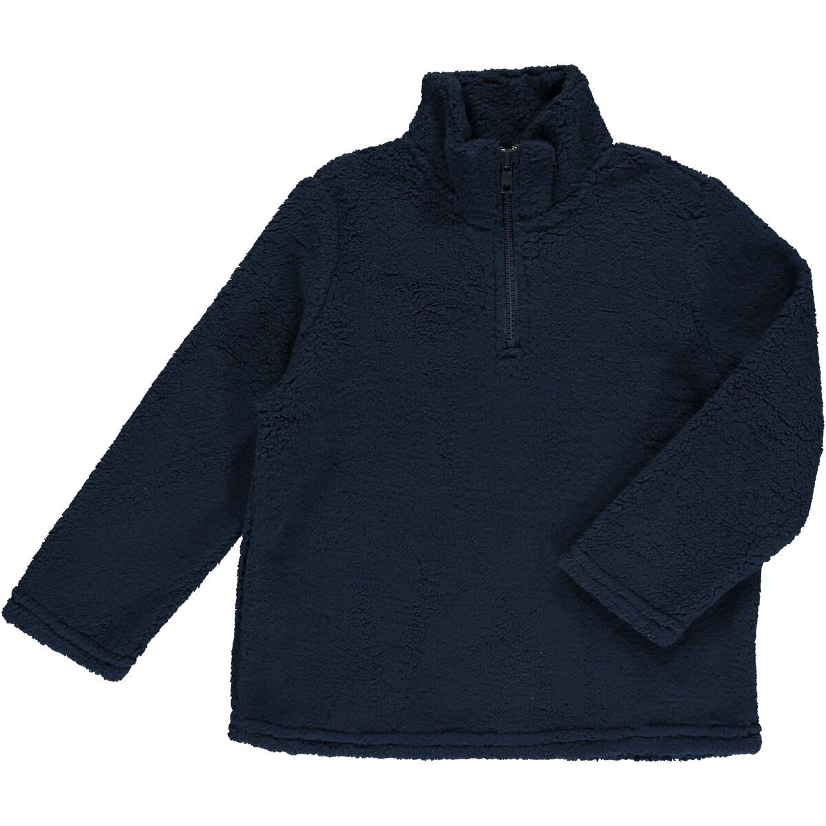 Macchu Sherpa Zip Up - Navy by Me & Henry