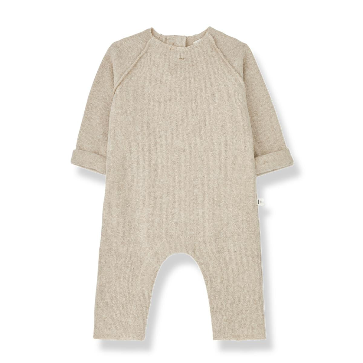 baptise jumpsuit in beige by 1+ in the family