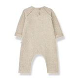 baptise jumpsuit in beige by 1+ in the family