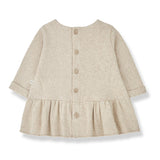cecile dress in beige by 1+ in the family