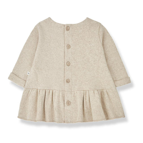 cecile dress in beige by 1+ in the family