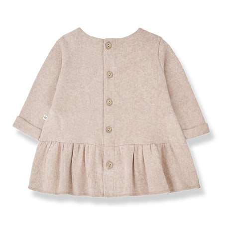cecile dress in nude by 1+ in the family