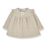 lili dress in beige by 1+ in the family