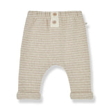 vincent pants in beige by 1+ in the family