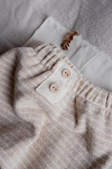 vincent pants in beige by 1+ in the family