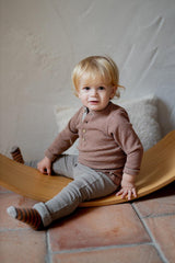 marti leggings in taupe by 1 in the family