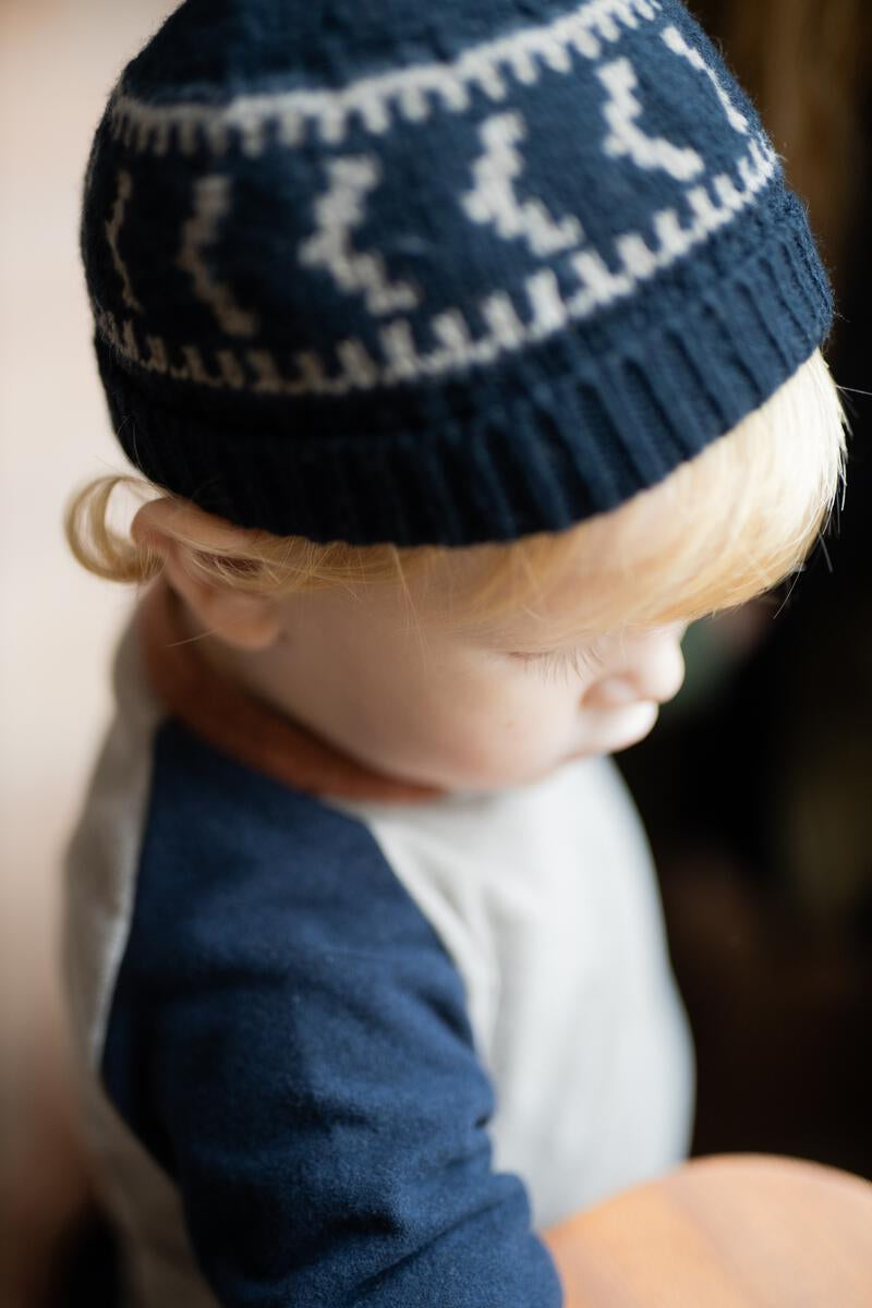 nadja beanie in navy by 1+ in the family