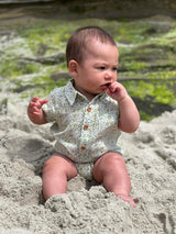 Helford Onesie - Green Floral by Me & Henry