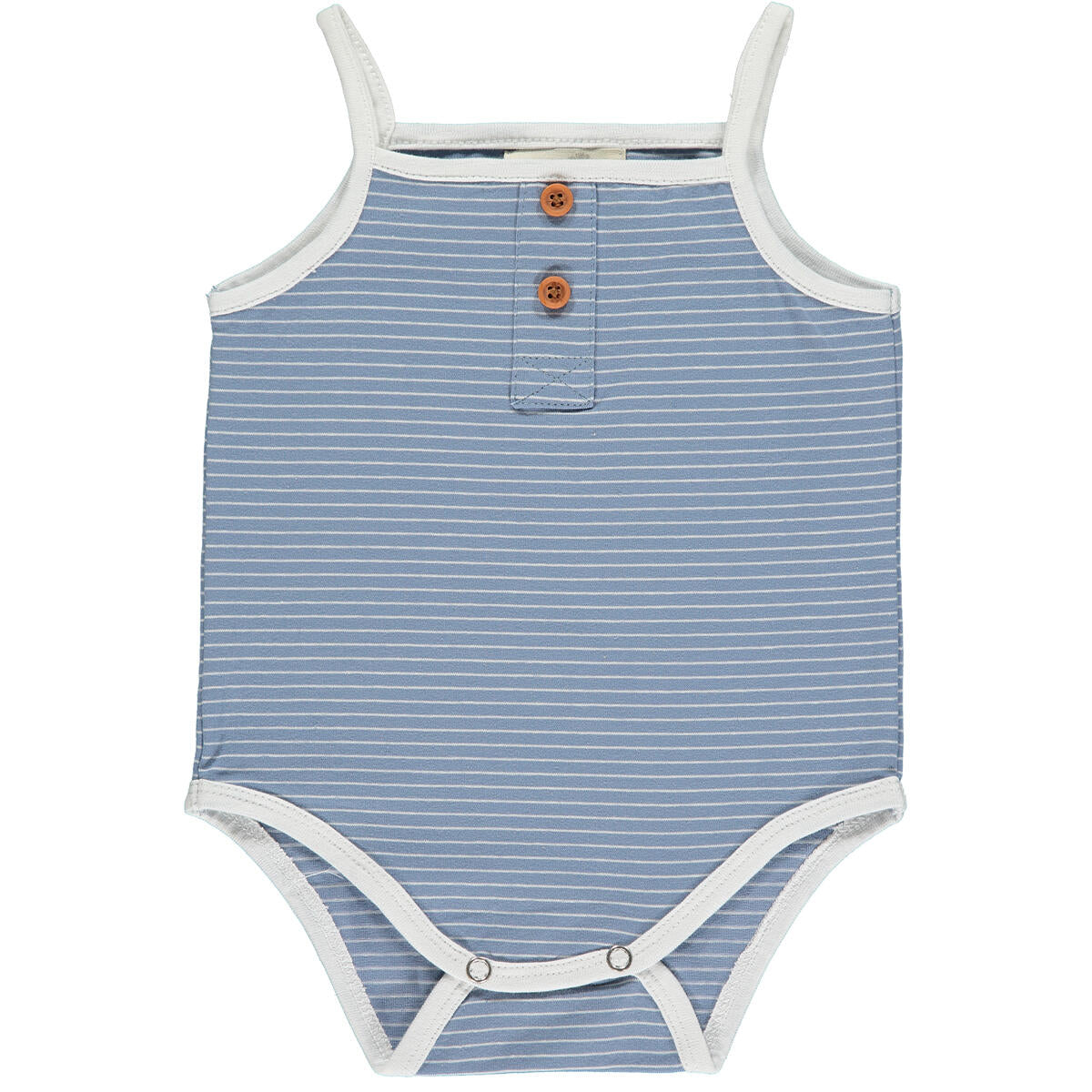Karter Onesie in Blue Stripe by Vignette