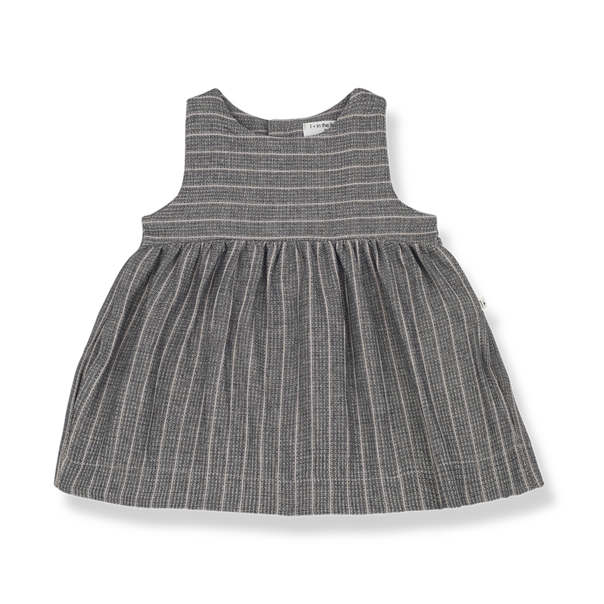 Bel Sleeveless Dress - Anthracite by 1+ in the family