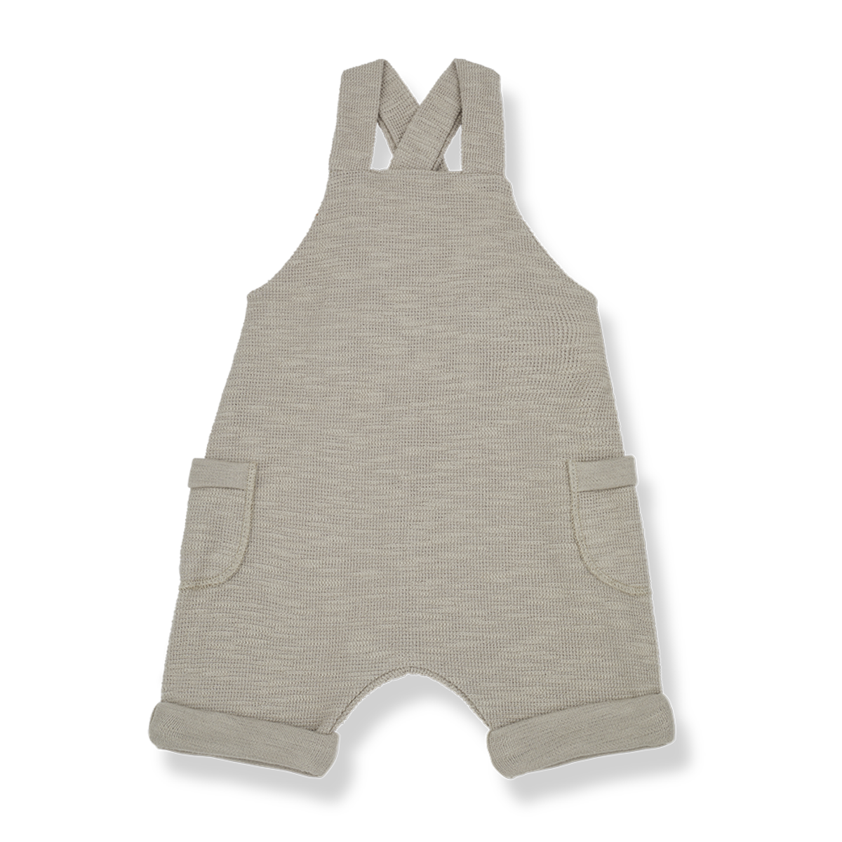 Tino Short Overall - Beige by 1+ in the family