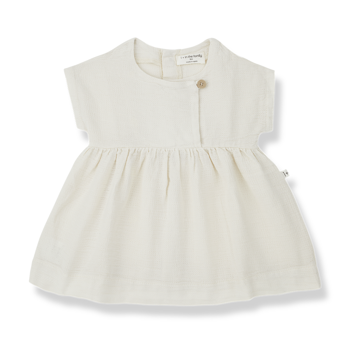 Xenia Dress - Ivory by 1+ in the family
