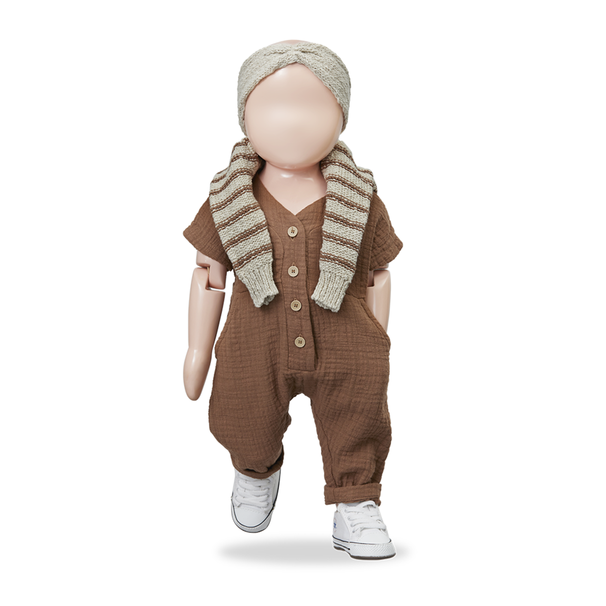 Adriano Short Sleeve Overall - Sienna by 1+ in the family