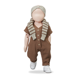 Adriano Short Sleeve Overall - Sienna by 1+ in the family