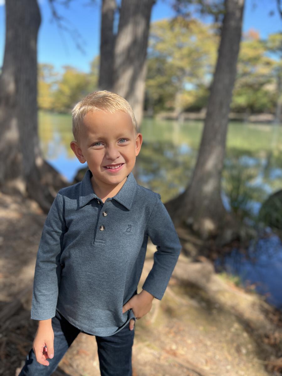 China Spencer Pique Polo by Me & Henry