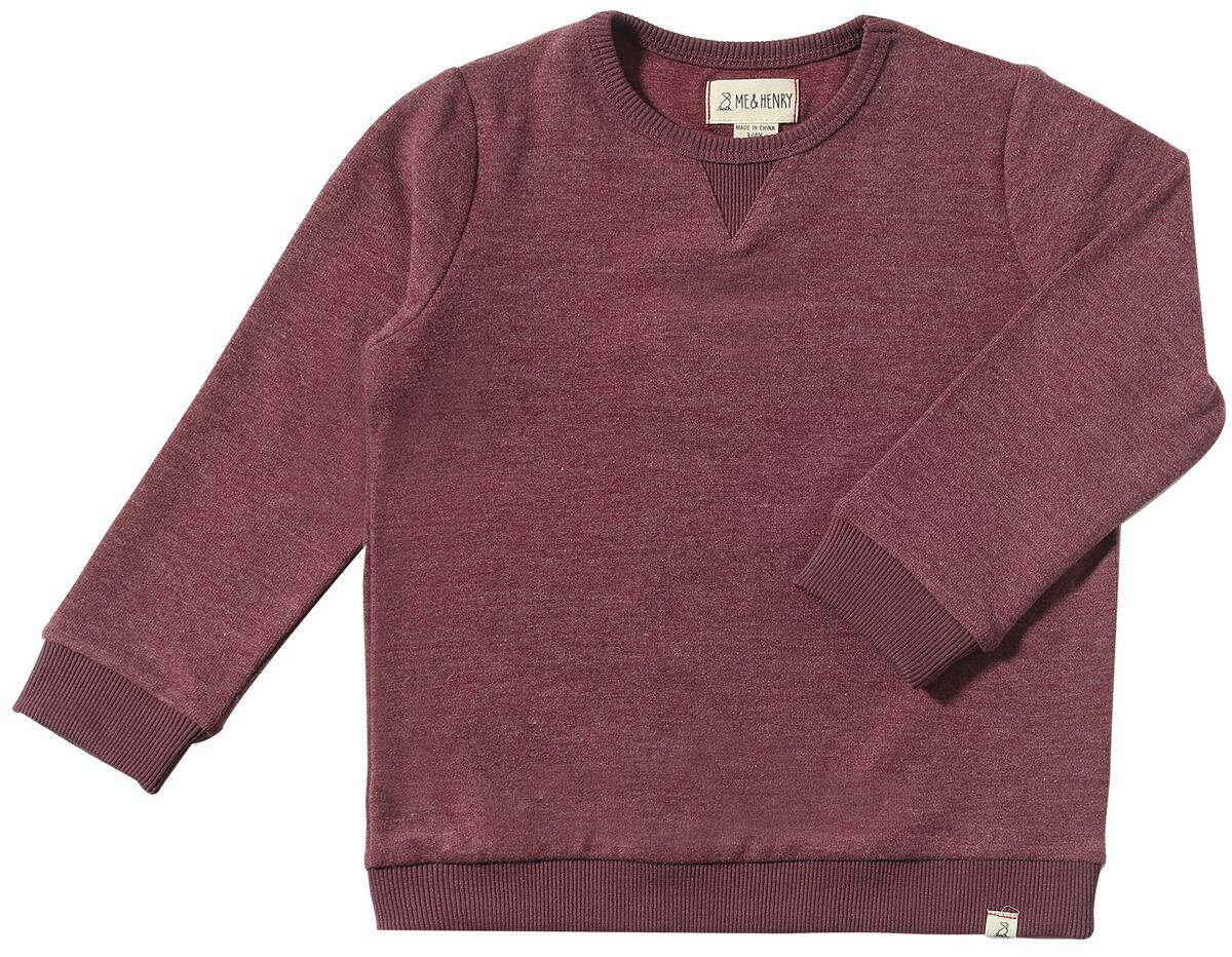 Burgundy Cosy Tarquin Sweatshirt by Me & Henry