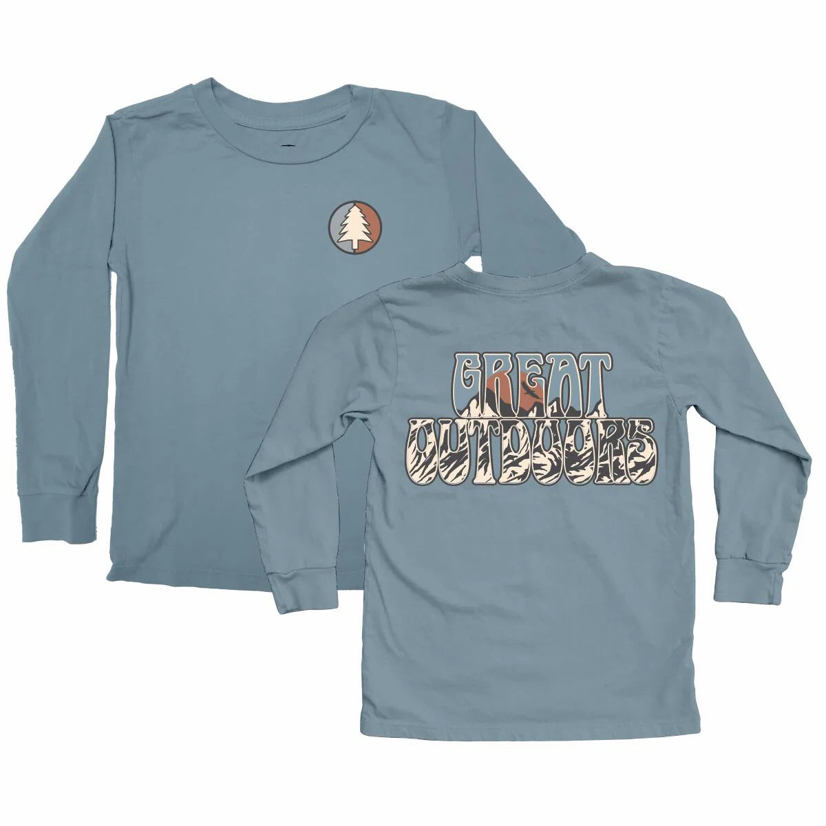 Great Outdoors Long Sleeve Tee by Tiny Whales
