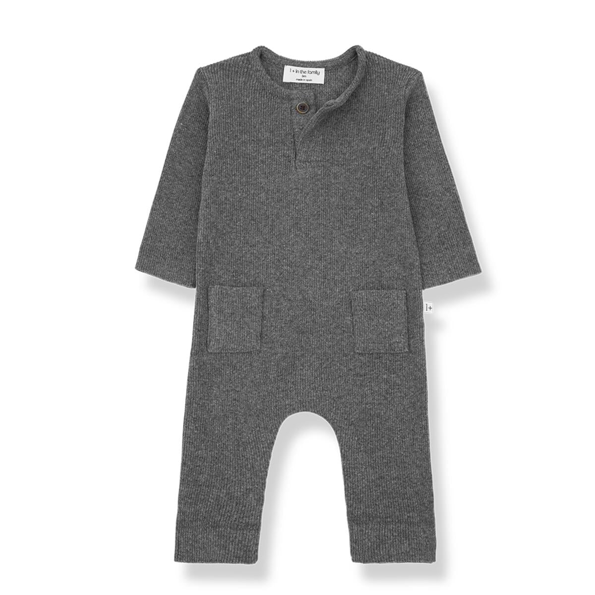 Hernan Jumpsuit - Grey by 1+ in the family